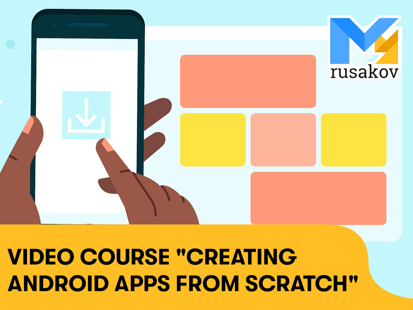 Video course “Creating Android apps from scratch“