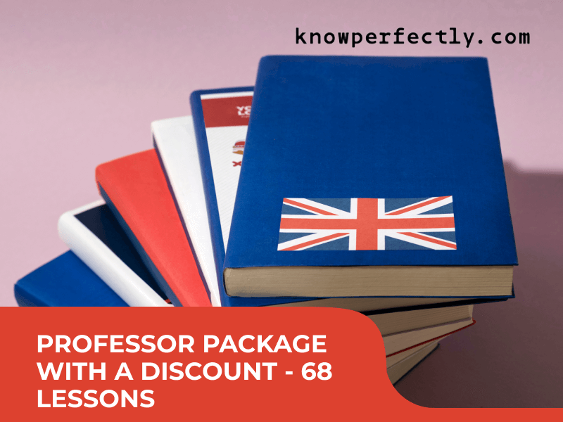 “Professor package with a discount - 68 lessons“